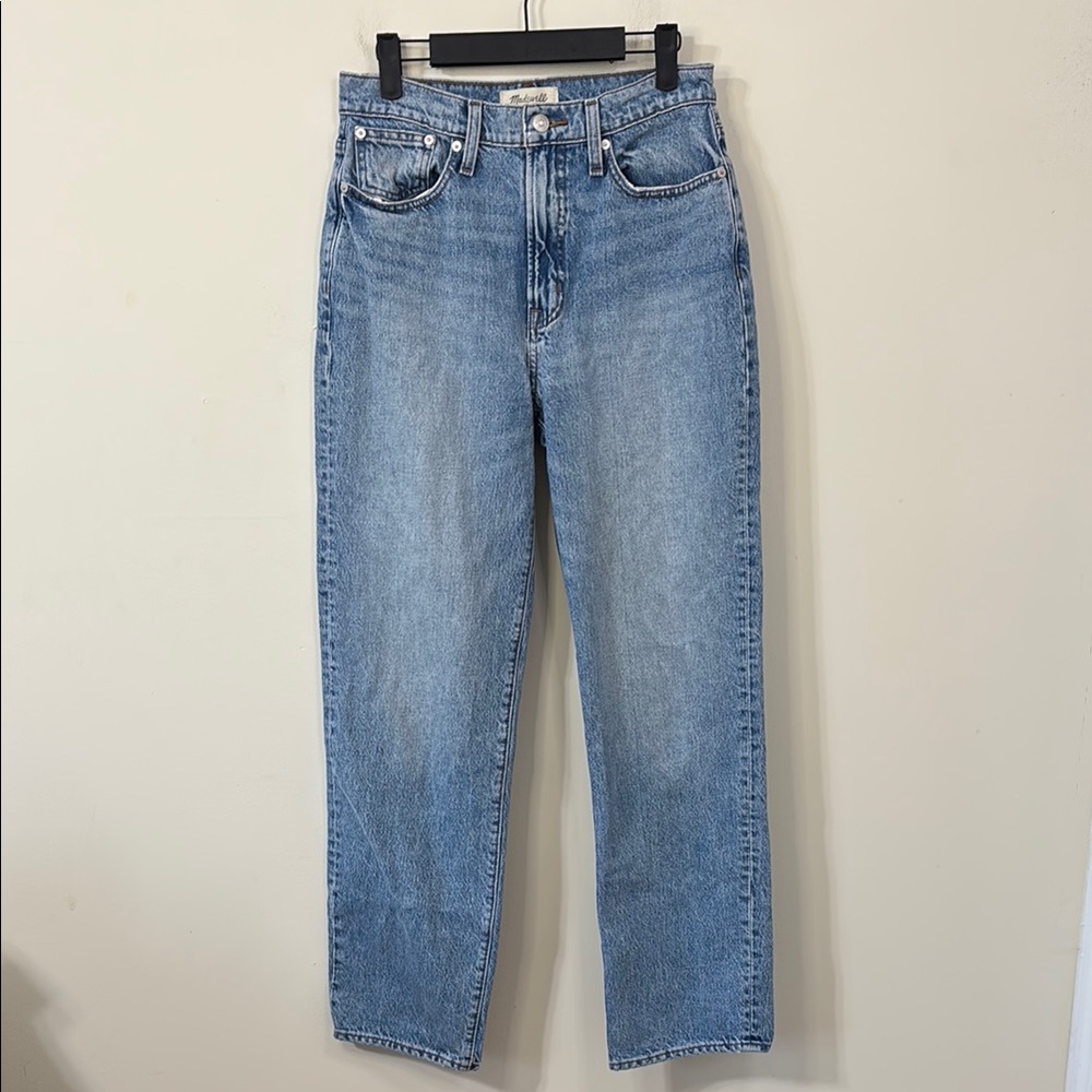 Madewell The Perfect Vintage Straight Jean Ferman Wash Size 26 - Picture 2 of 12